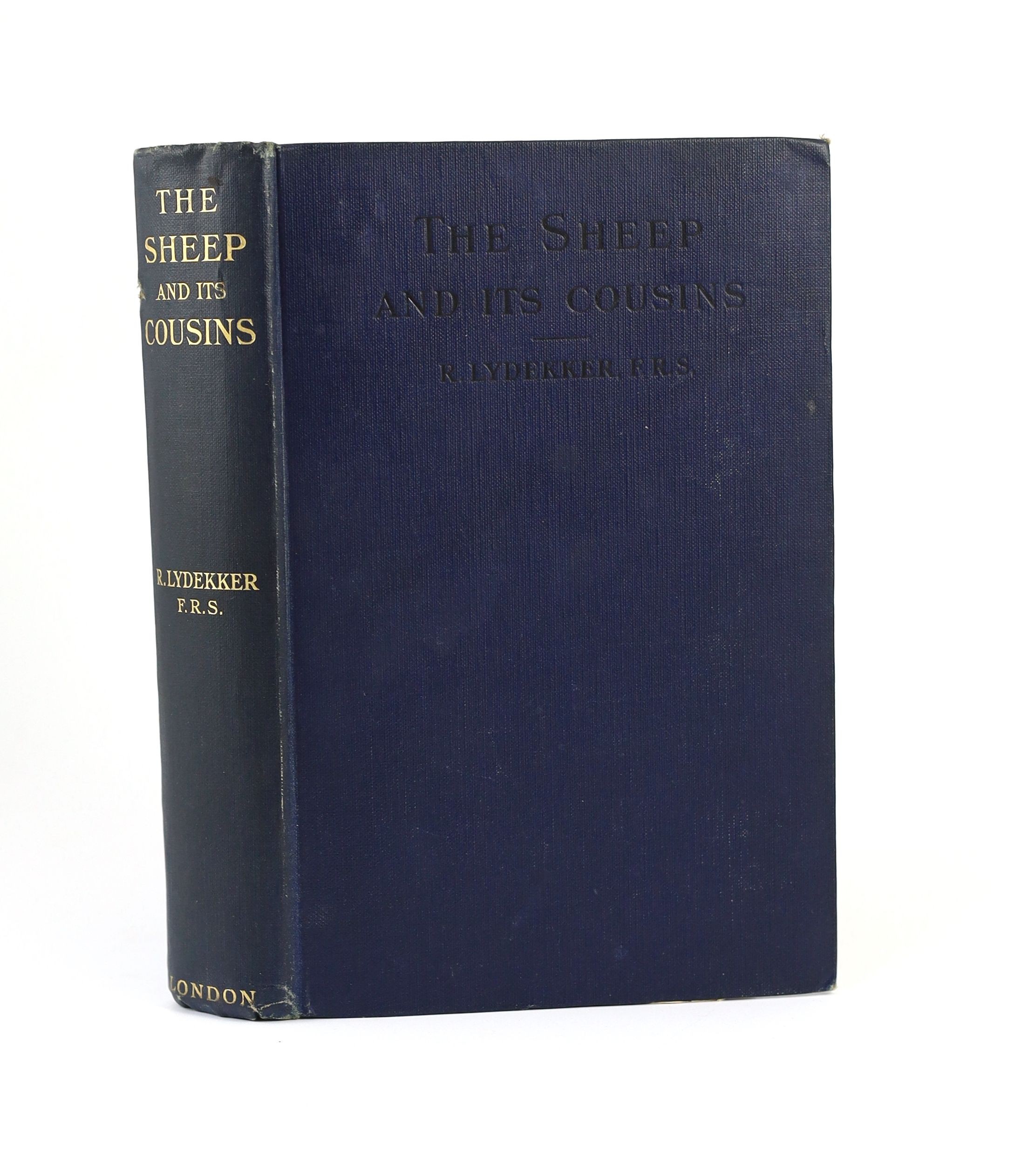 Lydekker, Richard. The Sheep and its Cousins. With 61 Illustrations. London, 1913. Original, slightly rubbed, cloth binding. * This copy signed by Alfred E[Edward] Pease with his notes in ink and pencil throughout the bo